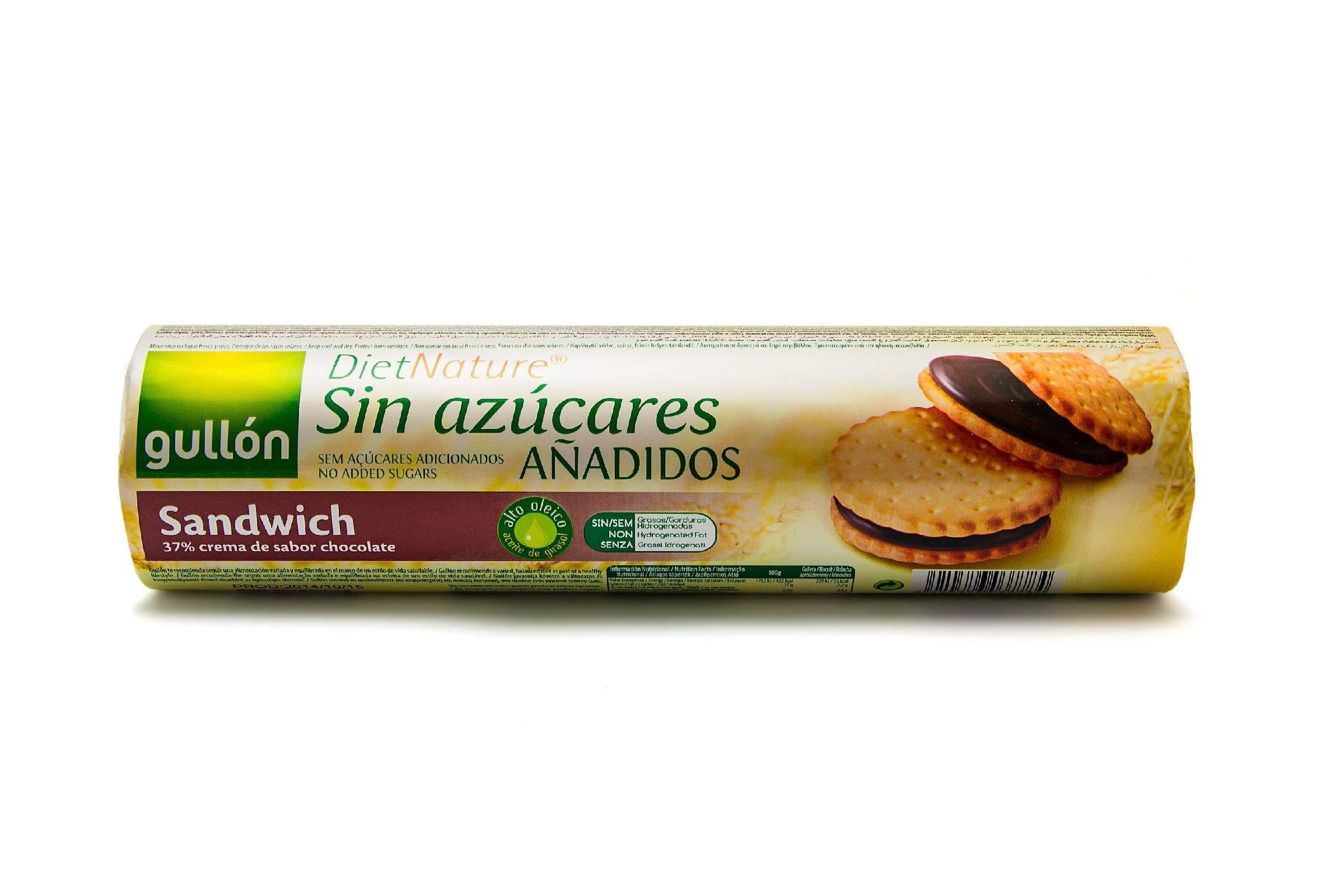 Печиво Gullon Diet Nature Sandwich з шоколадною начинкою 250 г (24949645)