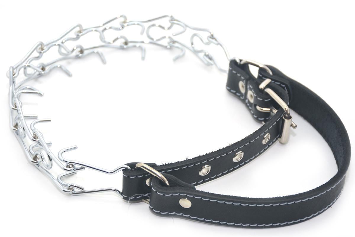 Нашийник для собак Zoo-hunt комбинированний ХЖР №3 2,5 см 54-58 см з водилкою