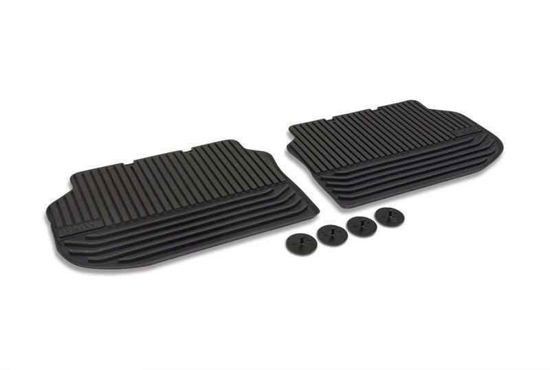 Коврики в салон BMW 5 F10/F11 10-13 задние 2 шт. Черный (51472153889)