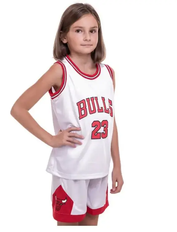 Форма баскетбольная подростковая NB-Sport NBA BULLS 23 5351 XL Красный/Белый (AN009528)