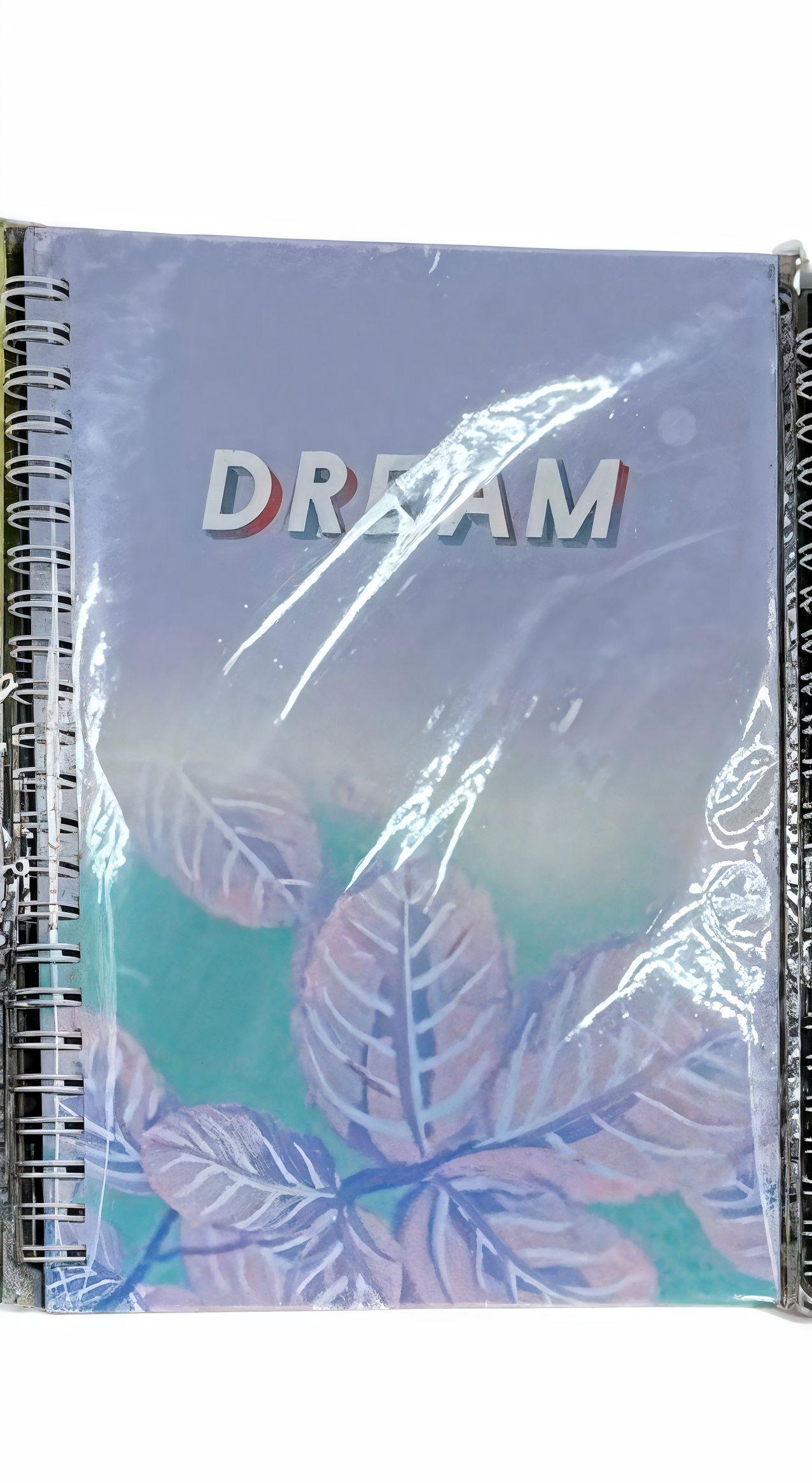 Блокнот на спирали Be yourself дизайн Листья 14,5х21 см 60 лист. Фиолетовый (WW00621ST)