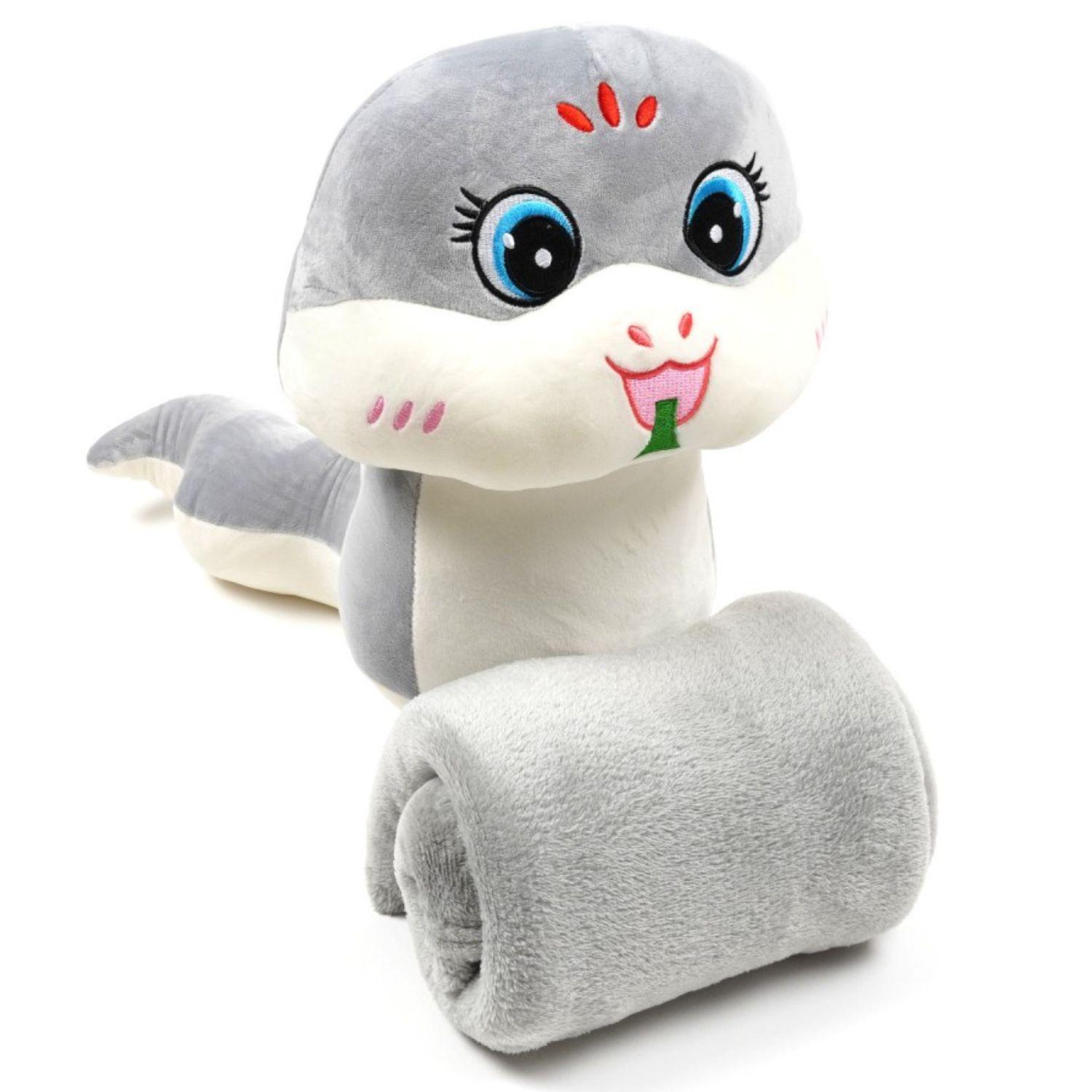 Плед-подушка іграшка Змія 3в1 (6516) Плед-подушка іграшка Змія 3в1 (6516)