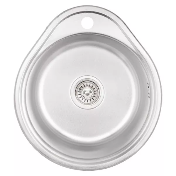 Мийка для кухні Wezer 484308 з сифоном Decor 480x430x180 мм (4843 0.8D)