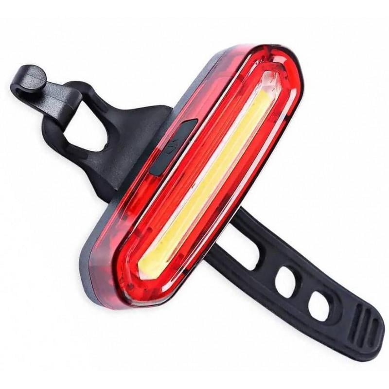 Ліхтар велосипедний PL B20B AQY-096 COB Червоне світло