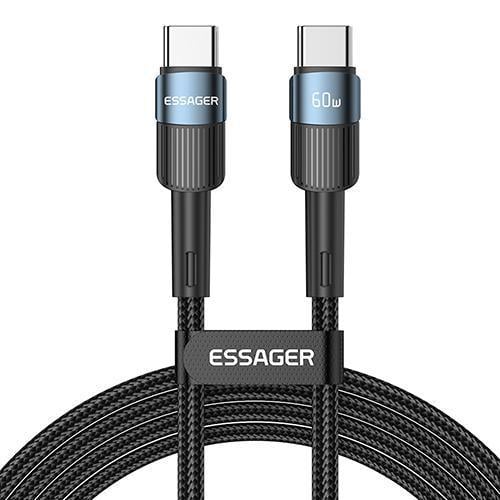 Кабель для ноутбука и планшета с быстрой зарядкой Essager USB Type-C-Type-C 100W 20V 5A 1,2 м (Essager-100W)