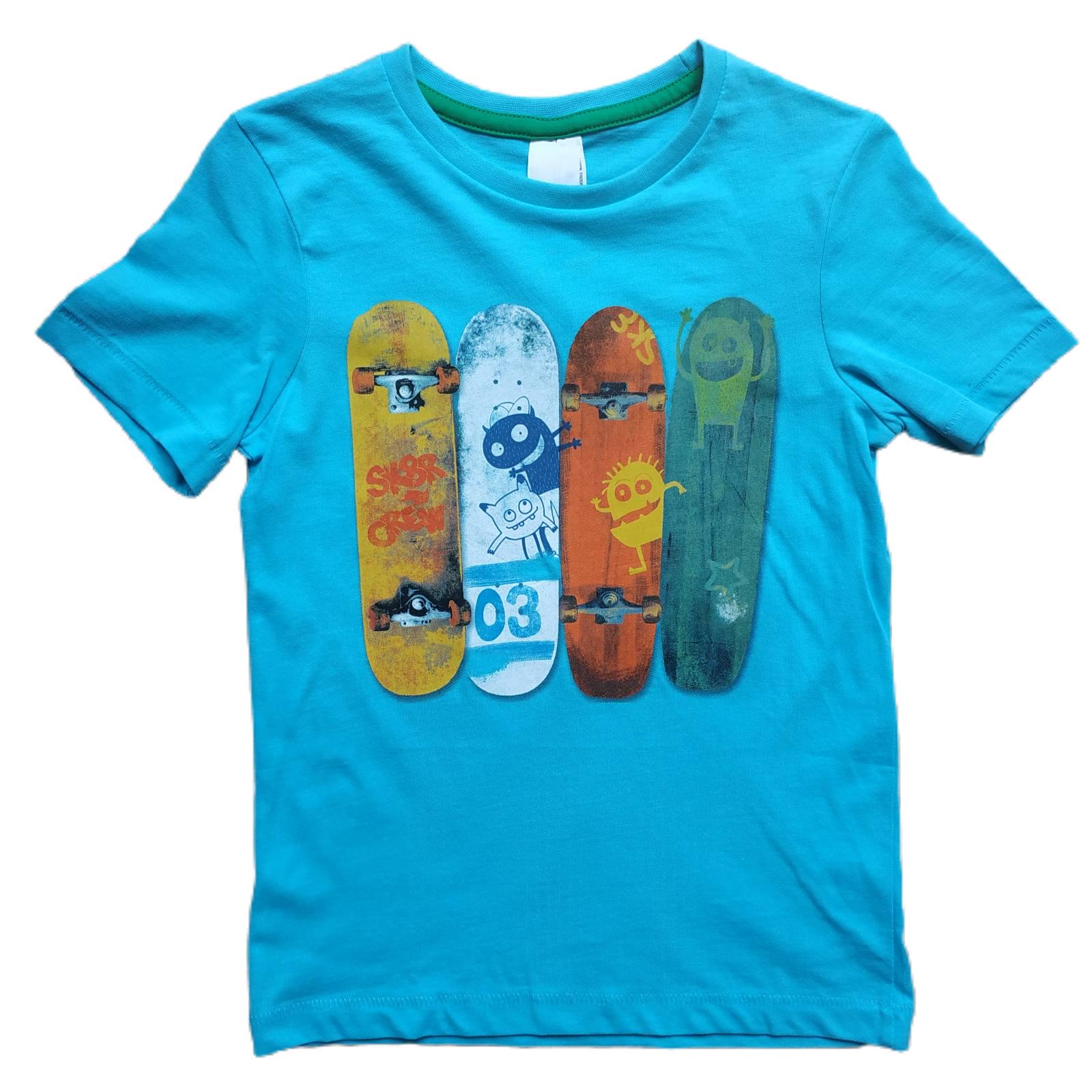 Футболка C&A на мальчика 122 см Голубой (164430)