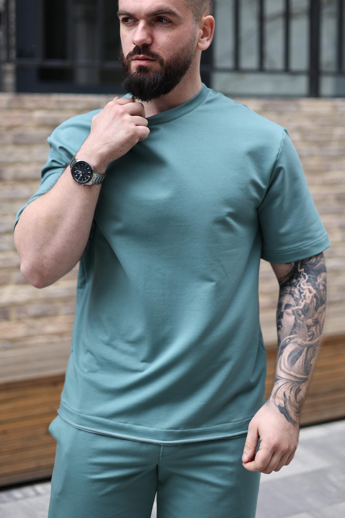 Комплект мужской летний BREEZE оверсайз 3XL Мятный (1576420348/3/6) - фото 6 Комплект мужской летний BREEZE оверсайз 3XL Мятный (1576420348/3/6) - фото 6