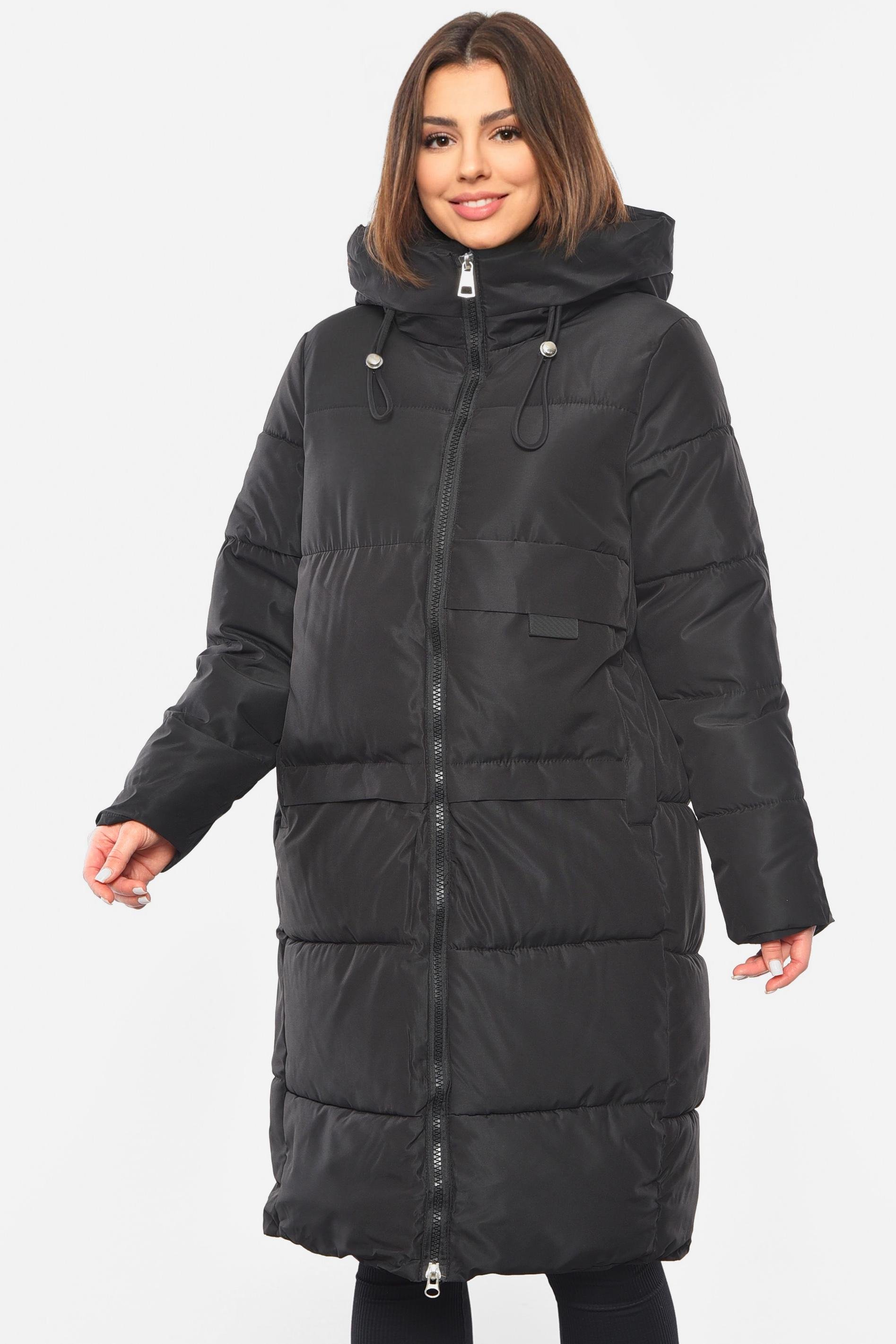 Куртка женская зимняя 6XL Черный (193668)