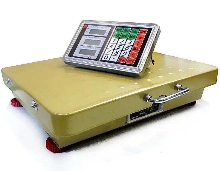 Весы электронные торговые BITEK TCS-R2-200 WiFi 200 кг 32х42 см 4В Gold (1751536771)