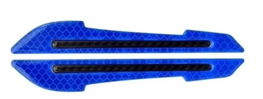 Наклейки светоотражающие на боковые зеркала Синий (1848147187)