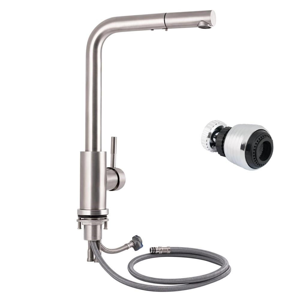 Змішувач для кухні Lidz Aria 015FL-13 U-подібний висувний вилив та аератор 48 00 024 10