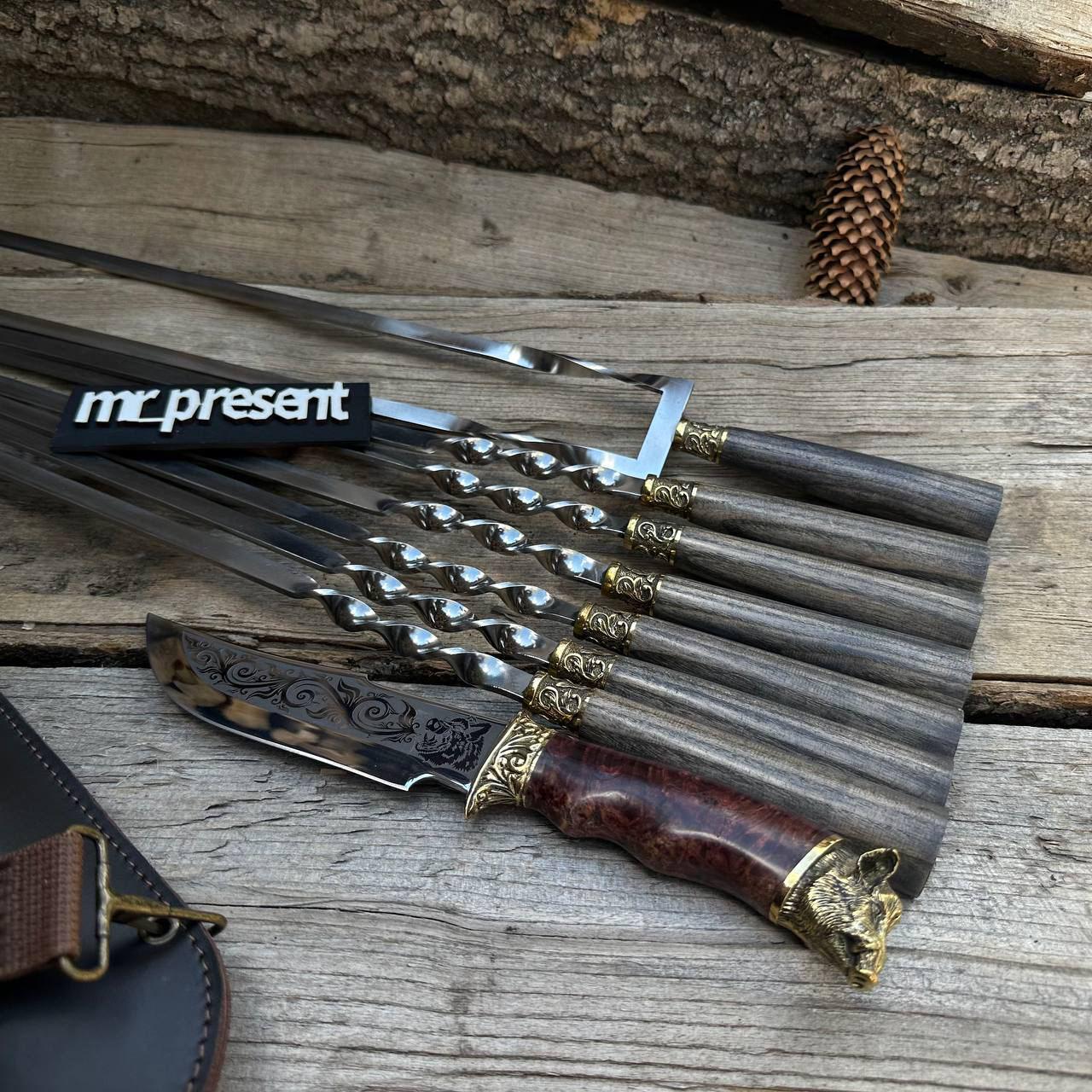 Набір шампурів у чохлі Хижак Lux-11 (19217912)