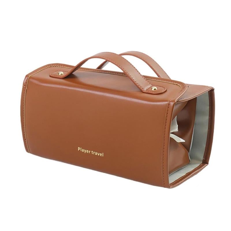 Женская косметичка Lesko SHY-02 Brown (2661553635)