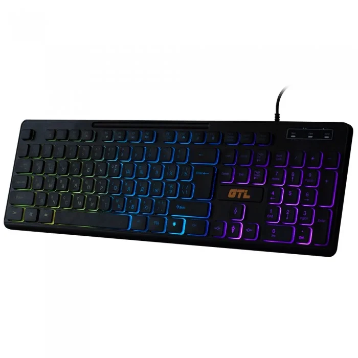Клавиатура GTL Gaming USB/RGB Black (KB7269-5-1) Клавиатура GTL Gaming USB/RGB Black (KB7269-5-1)