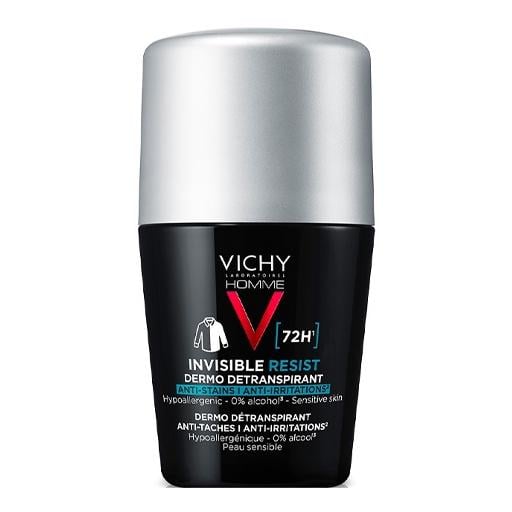 Дезодорант-антиперспірант для чоловіків Vichy Homme Deo Invisible Resist 72H кульковий (2620366758)