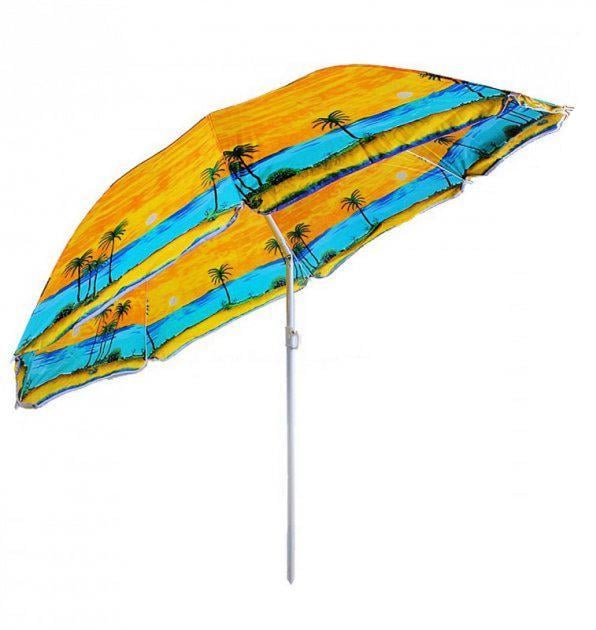 Зонт пляжный Toprain Umbrella с наклоном 200 см Разноцветный (7406051)