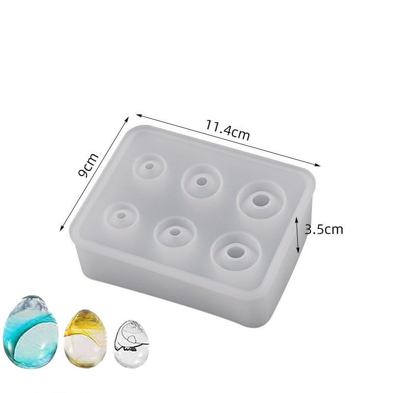 Форма молд овал для создания кулонов 16/20 мм для эпоксидной смолы (2141)