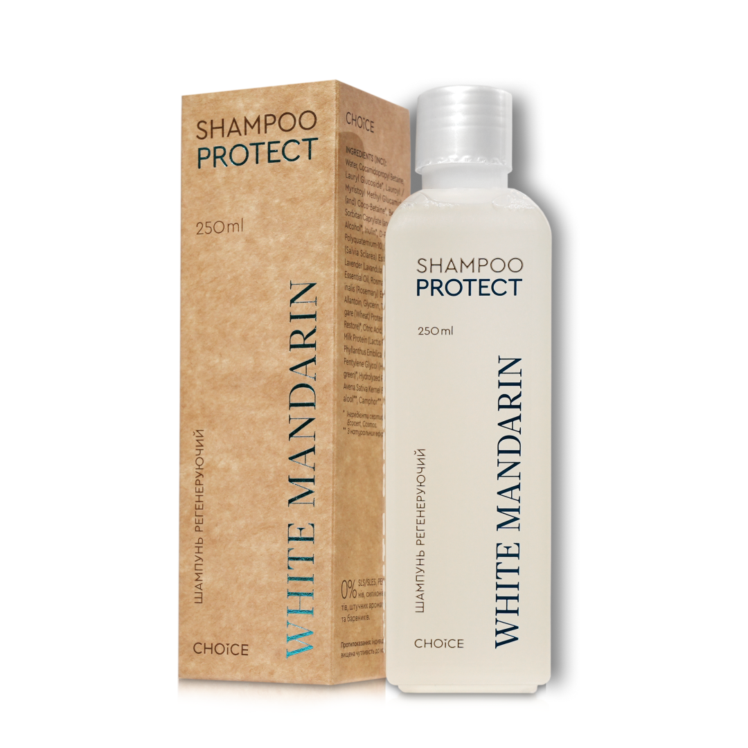 Шампунь регенерирующий для окрашенных и поврежденных волос White Mandarin Protection 250 мл (99100907101)