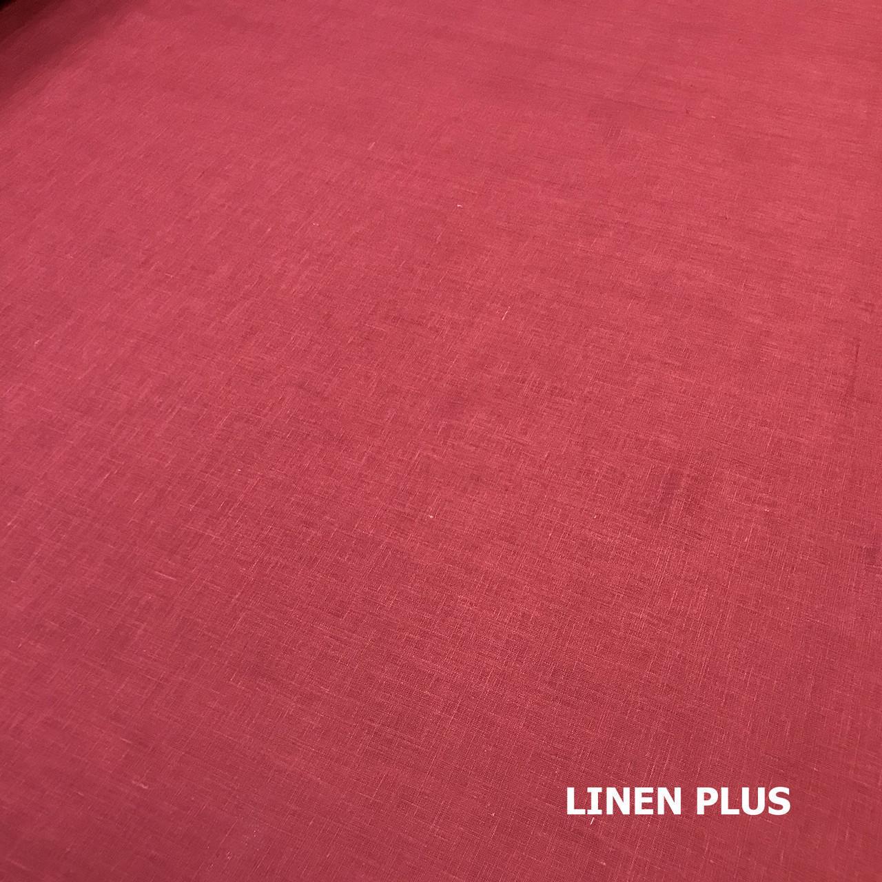 Ткань LINEN PLUS 100% лен 150 см 1293 Красный бархат - фото 3 Ткань LINEN PLUS 100% лен 150 см 1293 Красный бархат - фото 3