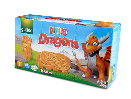 Печиво дитяче Gullon DIBUS Dragons без трансжирів 330 г