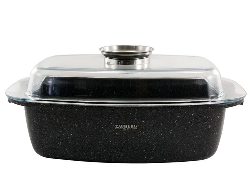 Гусятниця індукційна ZAUBERG алюміній мармурове покриття 5,5 л (BL-0832)