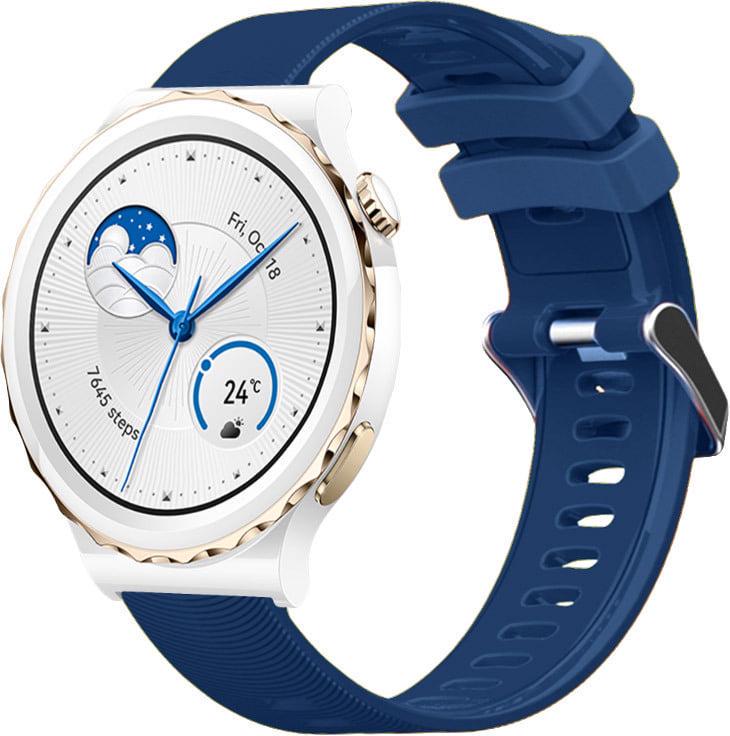 Ремешок Bend для Huawei Watch GT3 Pro 43 мм Dark Blue (38066-5D) Ремешок Bend для Huawei Watch GT3 Pro 43 мм Dark Blue (38066-5D)