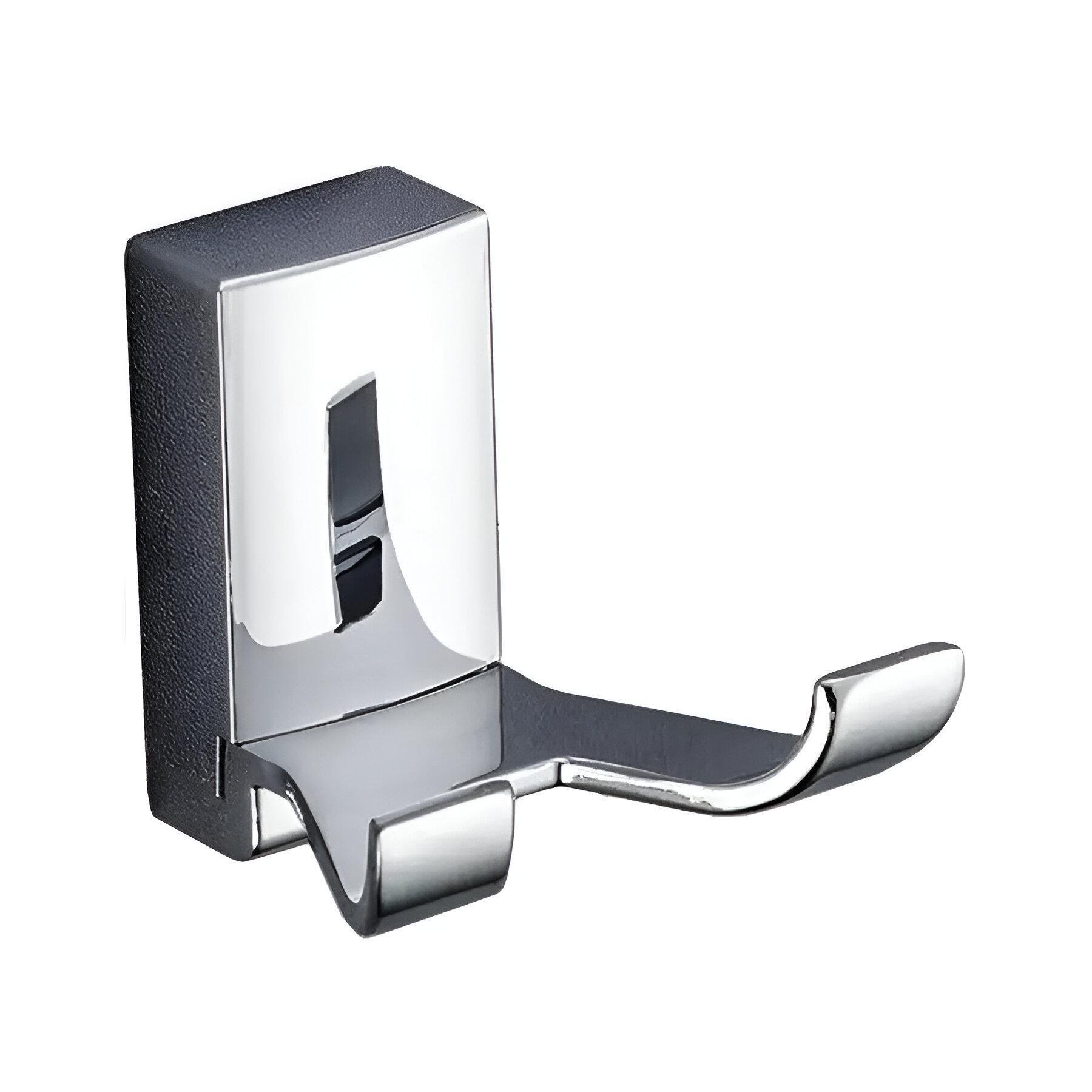 Гачок подвійний для ванної Frap F1805-2 з 2-ма накладками Білий/Хром (23229877) Гачок подвійний для ванної Frap F1805-2 з 2-ма накладками Білий/Хром (23229877)