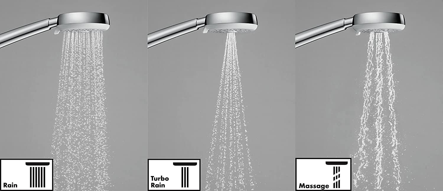 Душевой комплект со штангой Hansgrohe Crometta 100 Multi 26650400 Белый (94037) - фото 5