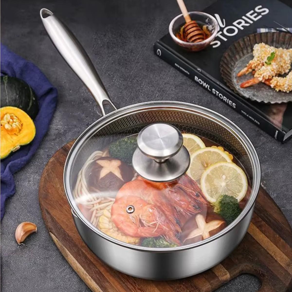 Ковш кухонный с антипригарным покрытием HONEYCOMB A-PLUS 18 см (3060 CS) - фото 2