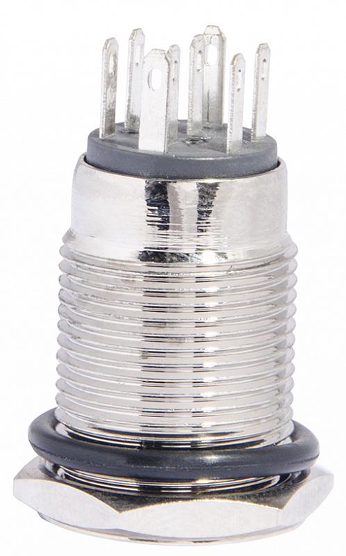 Кнопка АСКО-Укрем TYJ 16-262 2NO+2NC LED 16 мм 220 V Красный (A0140010097)