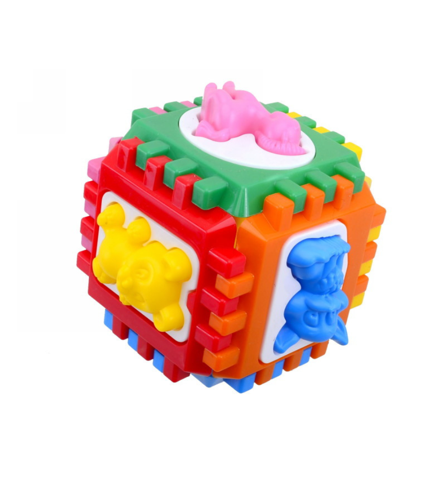 Игрушка сортер шестиугольный Геометрия Kinderway KW-50-103 Разноцветный