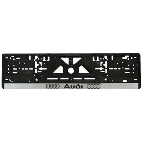 Рамка номерного знака Audi пластиковая Черный Рамка номерного знака Audi пластиковая Черный