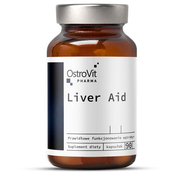 Натуральна добавка для спорту OstroVit Pharma Liver Aid 90 Caps - фото 1