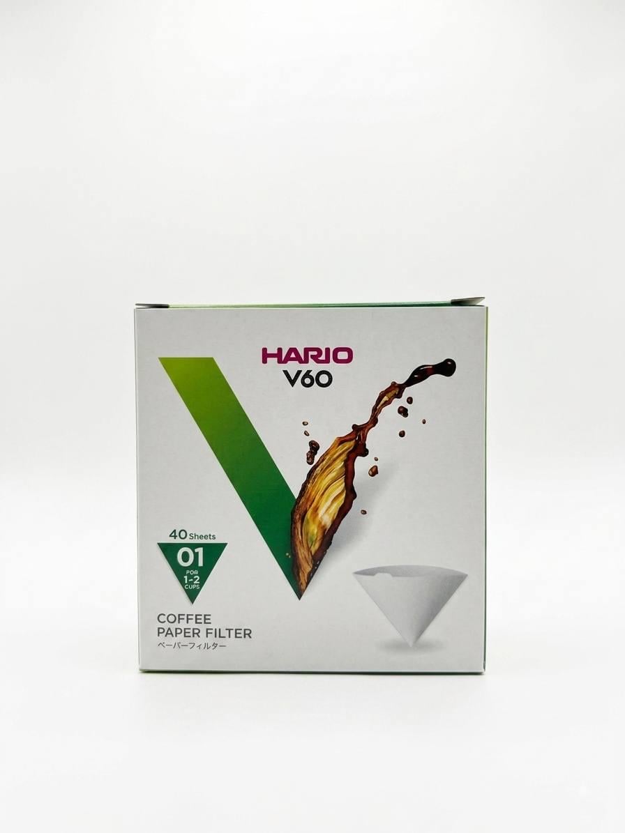 Фільтри для кави Hario V60 01 паперові 1-2 чашки 40 шт. (37017376) Фільтри для кави Hario V60 01 паперові 1-2 чашки 40 шт. (37017376)
