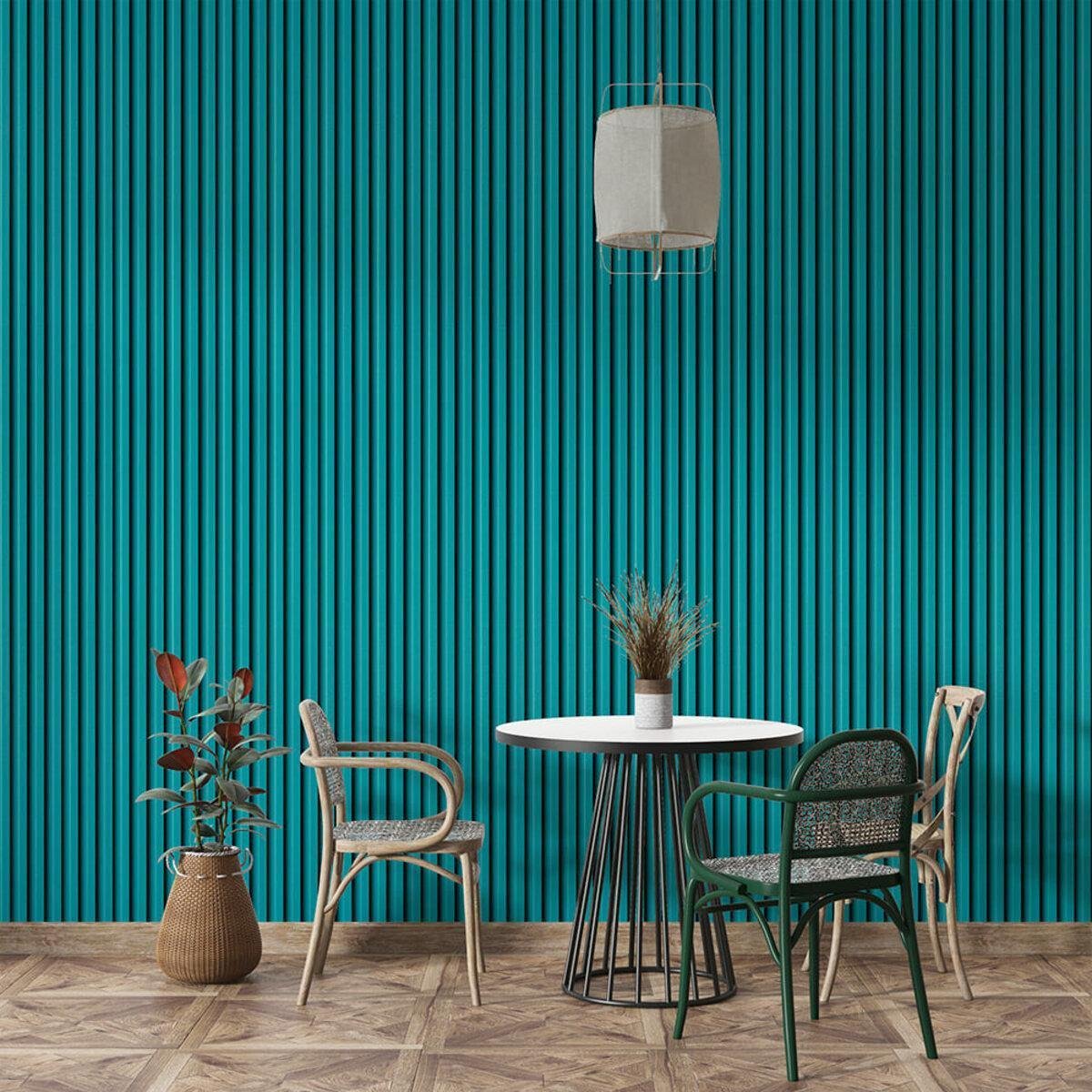 Рельс декоративный WPC стеновой 3000х160х23 мм Темный Бирюзовый (SW-00001863) - фото 7 Рельс декоративный WPC стеновой 3000х160х23 мм Темный Бирюзовый (SW-00001863) - фото 7