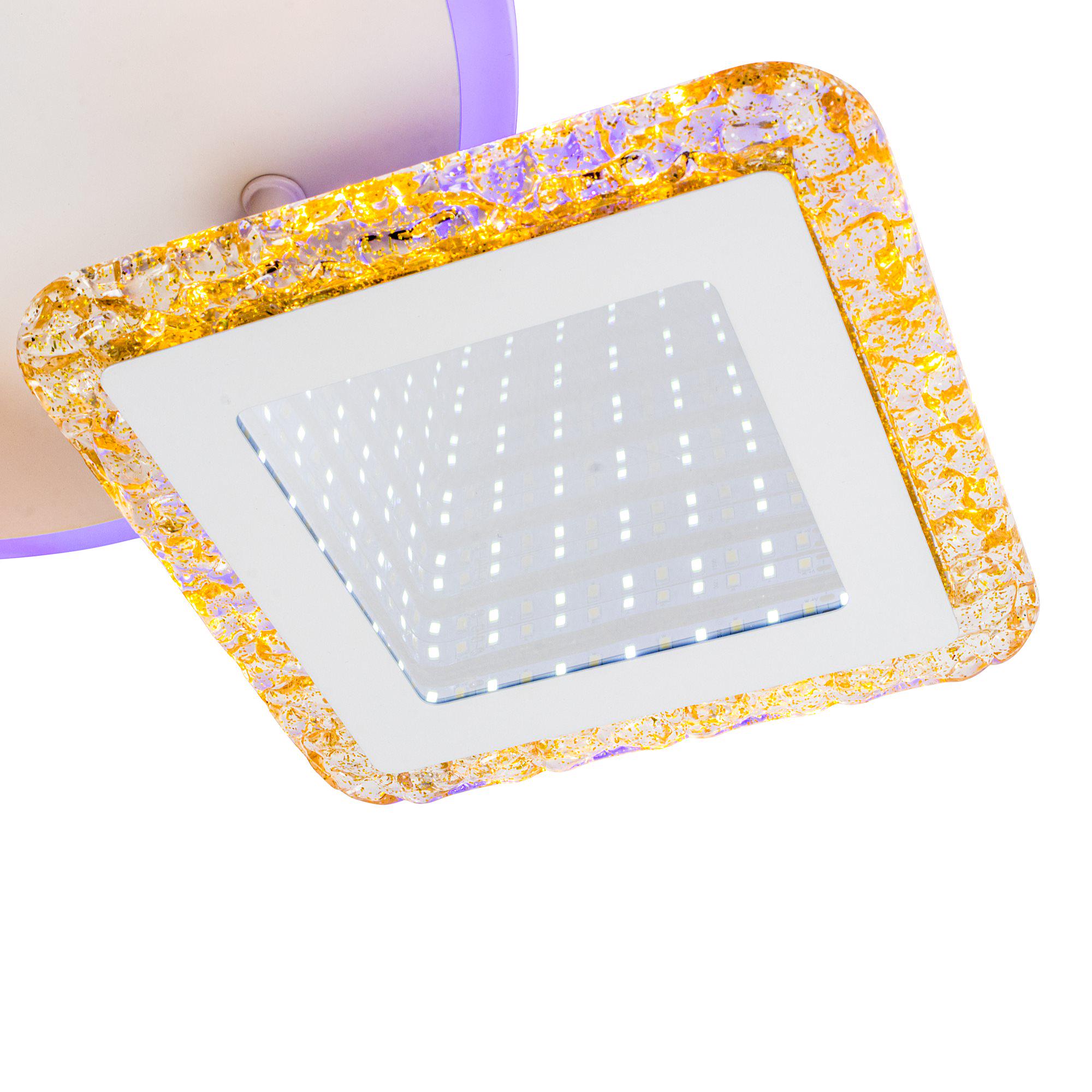 Люстра светодиодная с пультом Valeso V K39940-4+2+1 White/Gold (000036404) - фото 10