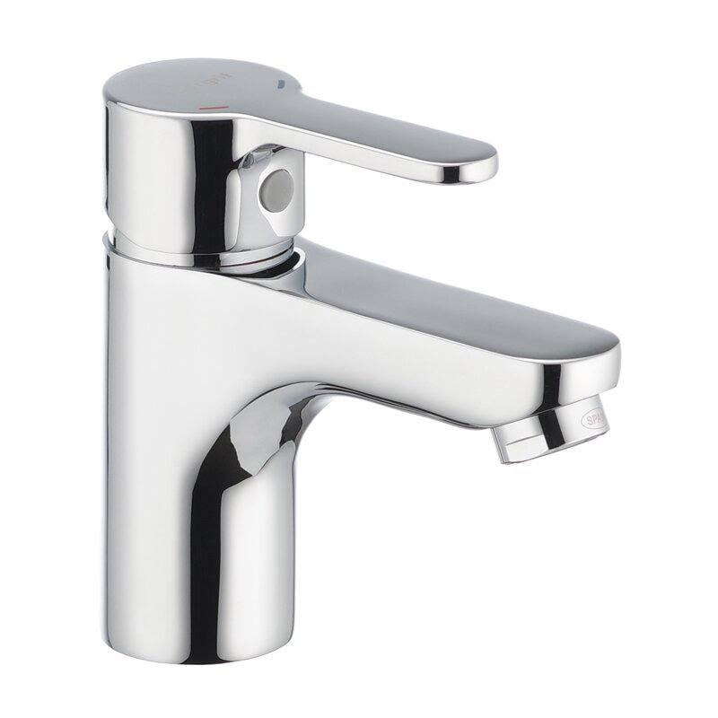 Змішувач для умивальника IBERGRIF Square IB0022 одноважільний Хром (64937)