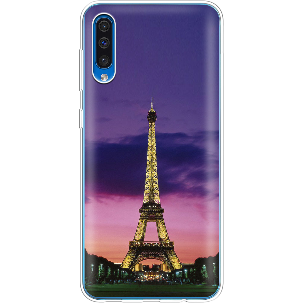 Чохол Boxface Samsung A505 Galaxy A50 Опівночі в Парижі Прозорий силікон (36417-up964-36417)