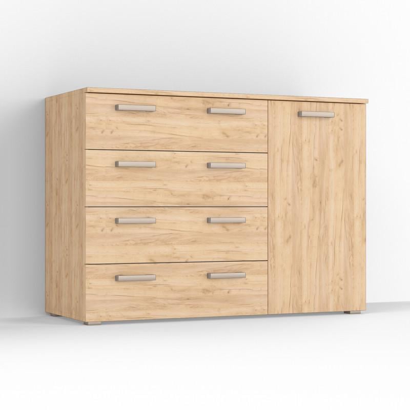 Комод Idea ТКБ-365.4 на 4 шухляди з дверима Дуб крафт (26718327) - фото 2