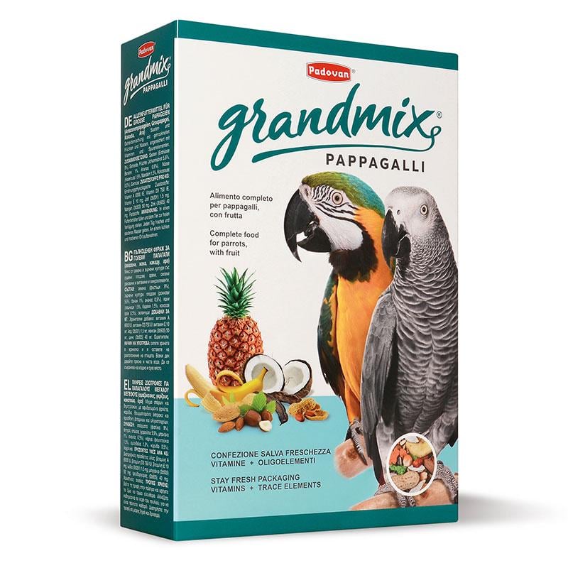 Корм для больших попугаев Padovan Grandmix Pappagalli 600 г (24390181)