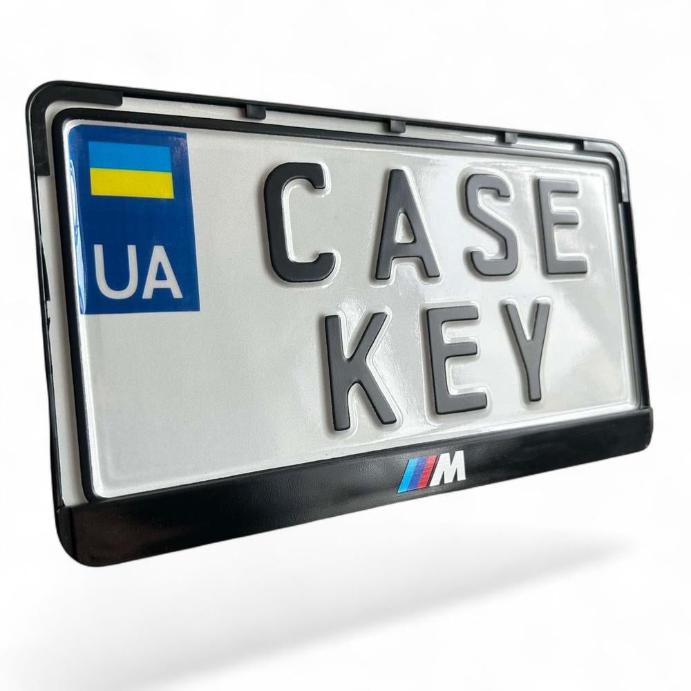 Авторамка США з лакованою печаткою BMW (bwramkausa2)