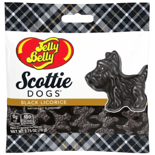 Конфеты лакрические жевательные Jelly Belly Black Licorice Scottie Dogs 78 г (1459085746)