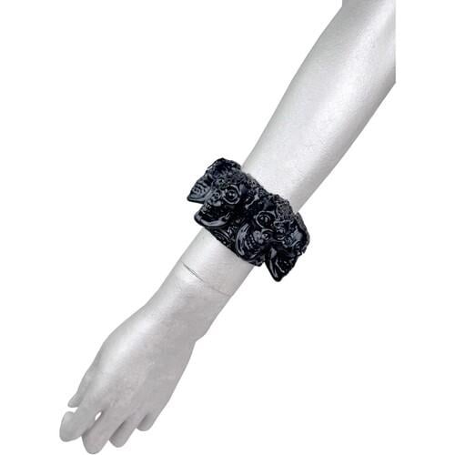 Браслет Мара з черепами SETA Decor 25-645BLK (29415926)