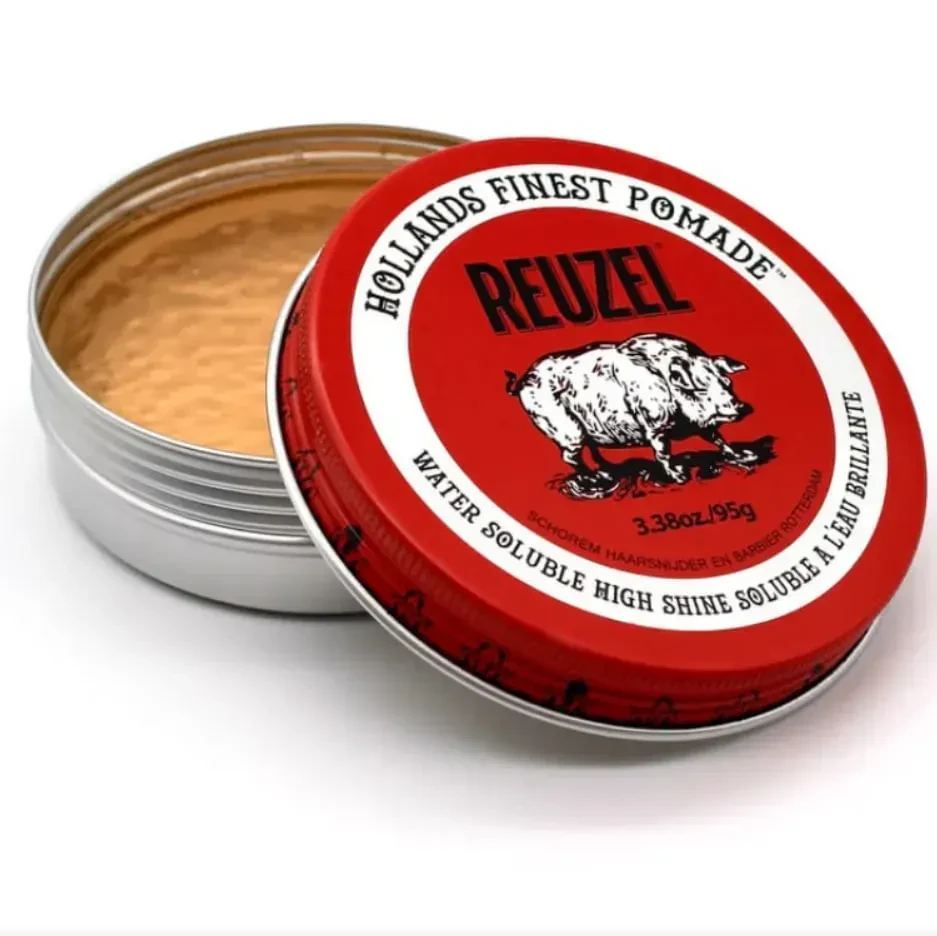 Помада для укладки волос Reuzel Red Water Soluble High Sheen средняя фиксация, высокий блеск и водное основание 95 г