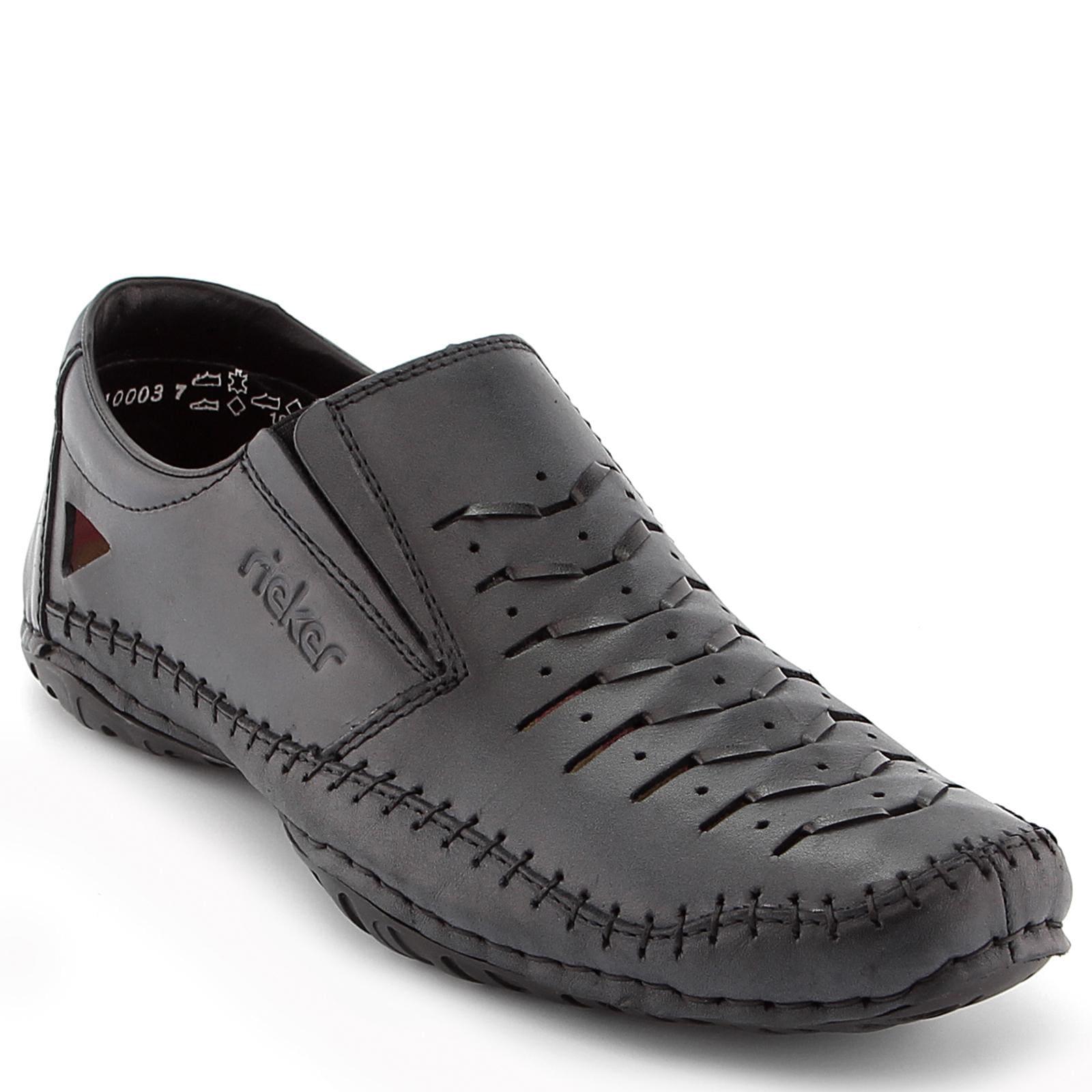 Полуботинки мужские открытые RIEKER р. 40 Синий (91578625)