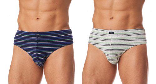 Трусы слипы мужские KEY MPP391 A23 М 2 шт . Разноцветный с рисунком (5904765657460)