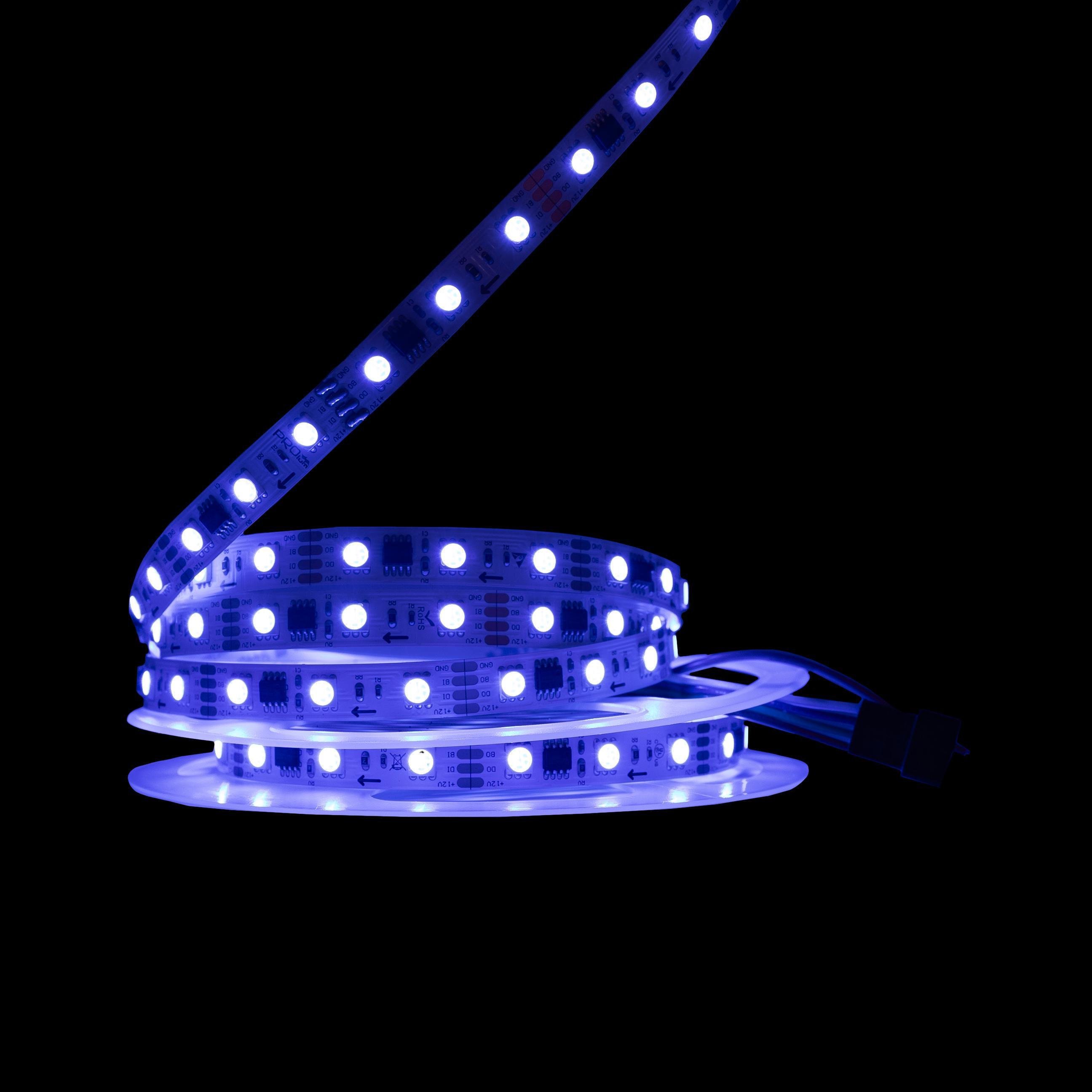 Світлодіодна стрічка Prolum 5050/60 IP20 Series-SMART RGB 12V Різнокольоровий (28748741) - фото 2 Світлодіодна стрічка Prolum 5050/60 IP20 Series-SMART RGB 12V Різнокольоровий (28748741) - фото 2