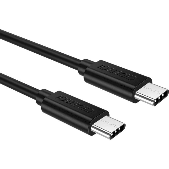 Кабель Choetech USB 2.0 Type-C M-M 0,5 м 60W 3A PD Black (CC0001-V4-PE)