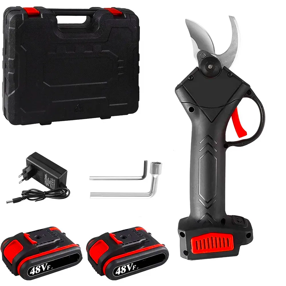 Секатор аккумуляторный и 2 аккумулятора 48В в кейсе (234574461)