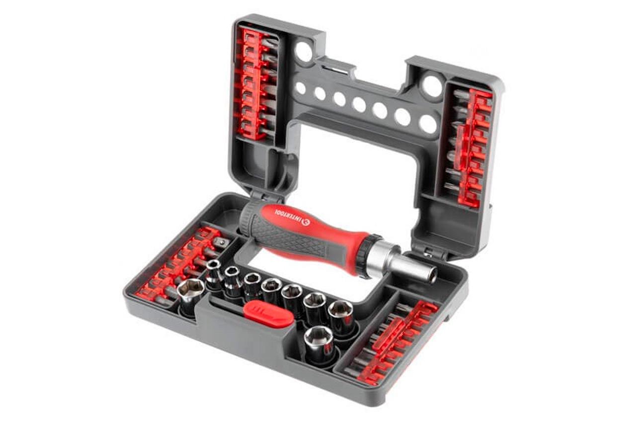 Викрутка Intertool реверсивного Storm 38 од. (VT-3638)